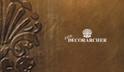 Presentación Catálogo dorado Decorarcher – Arte en el mueble